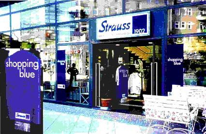 Werbehusse fr die Warensicherung. Wir sind der Entwickler dieser Form der "Come insite" Werbung.