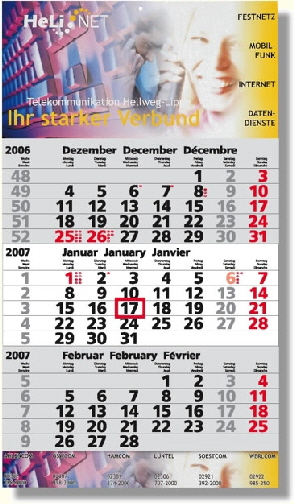 3 Monatskalender 3-5 Monatskalender mit ihrem Logo Sonerwünsche sind erwünscht.